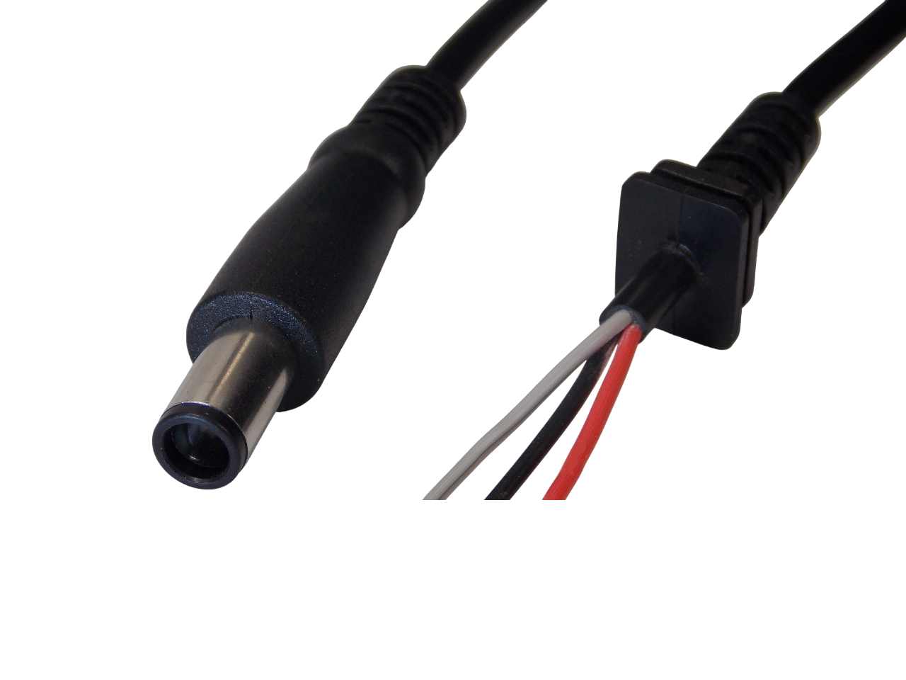 Шнур питания под пайку для HP с размером штекера  7.4*5.0мм / 1.2 метра / черный