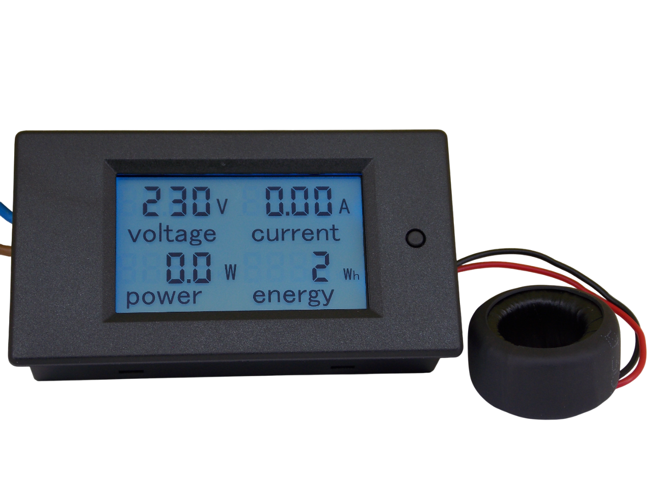 Цифровой переменный вольтметр - амперметр - счетчик мощности 80-260В  0 -100А 