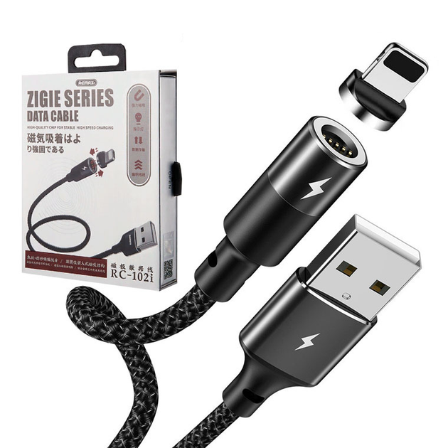 Кабель Remax RC-102i дата кабель, USB  Lightning