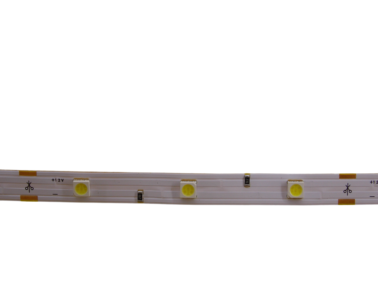 Светодиодная лента 12В -  30Led/м -  7.2 Вт/м  белая 6000К