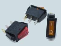 Выключатель 220V с подсветкой (средний) (ON-OFF) 3p