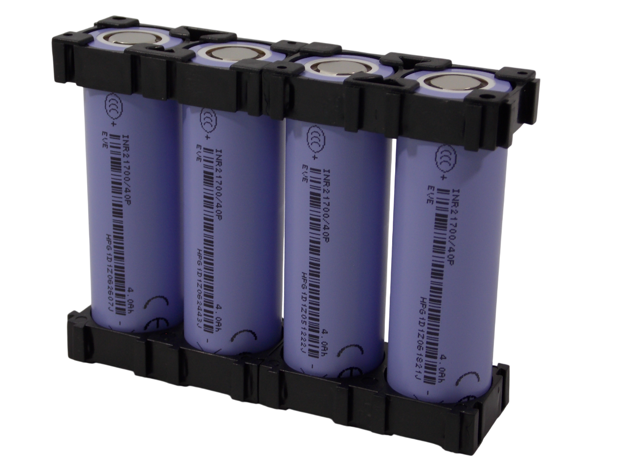 Крепеж / холдер / держатель типа 1*2 для аккумуляторов 21700