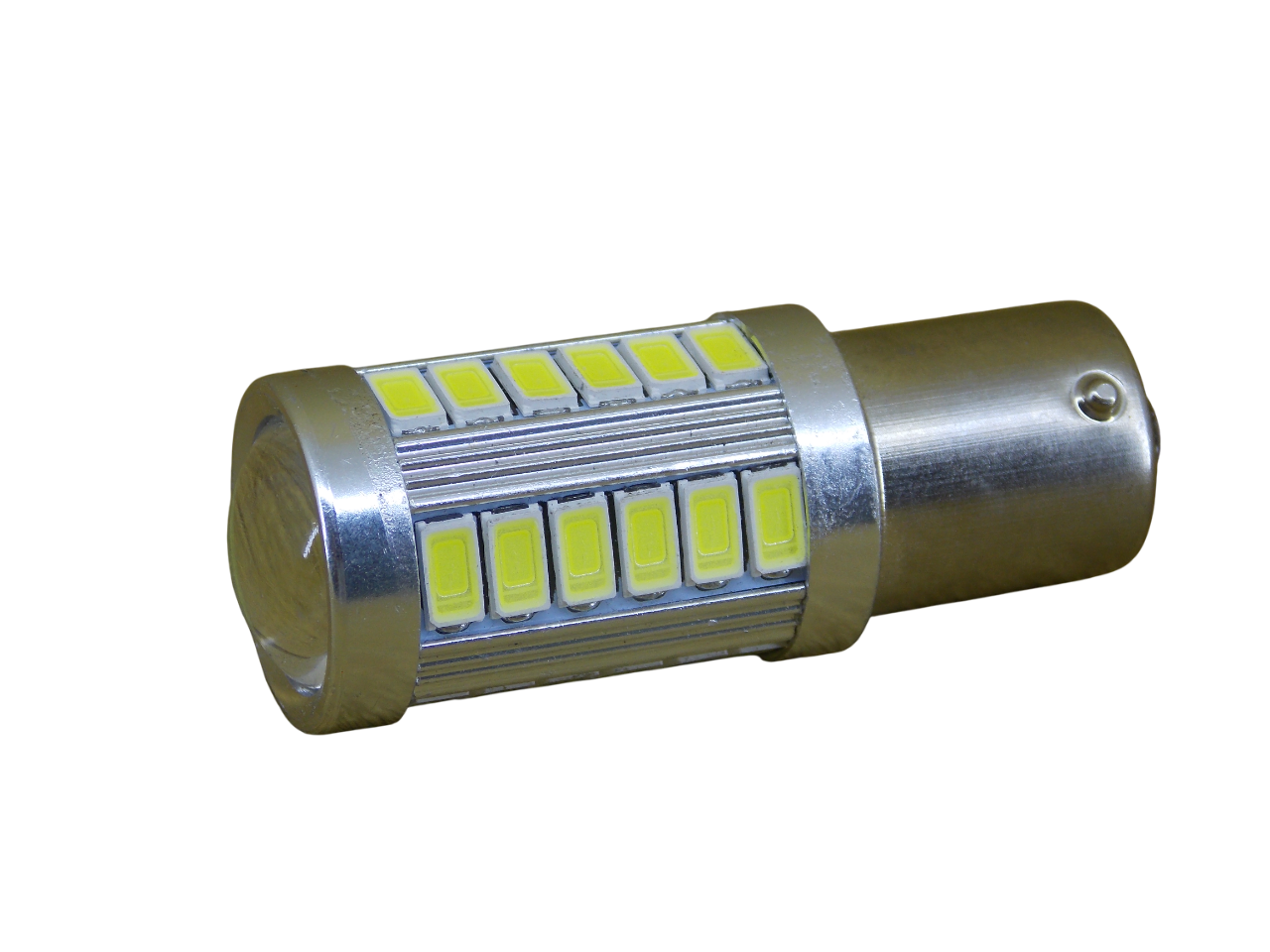 Светодиодная лампа  автомобильная с цоколем P21W/ 1156/ BA15S 33Led  6000K 