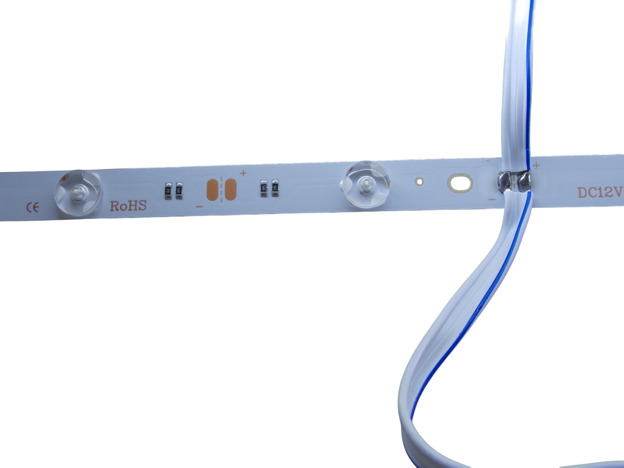 Светодиодная линейка 12В - 12Led/м - 12Вт белая 6000К