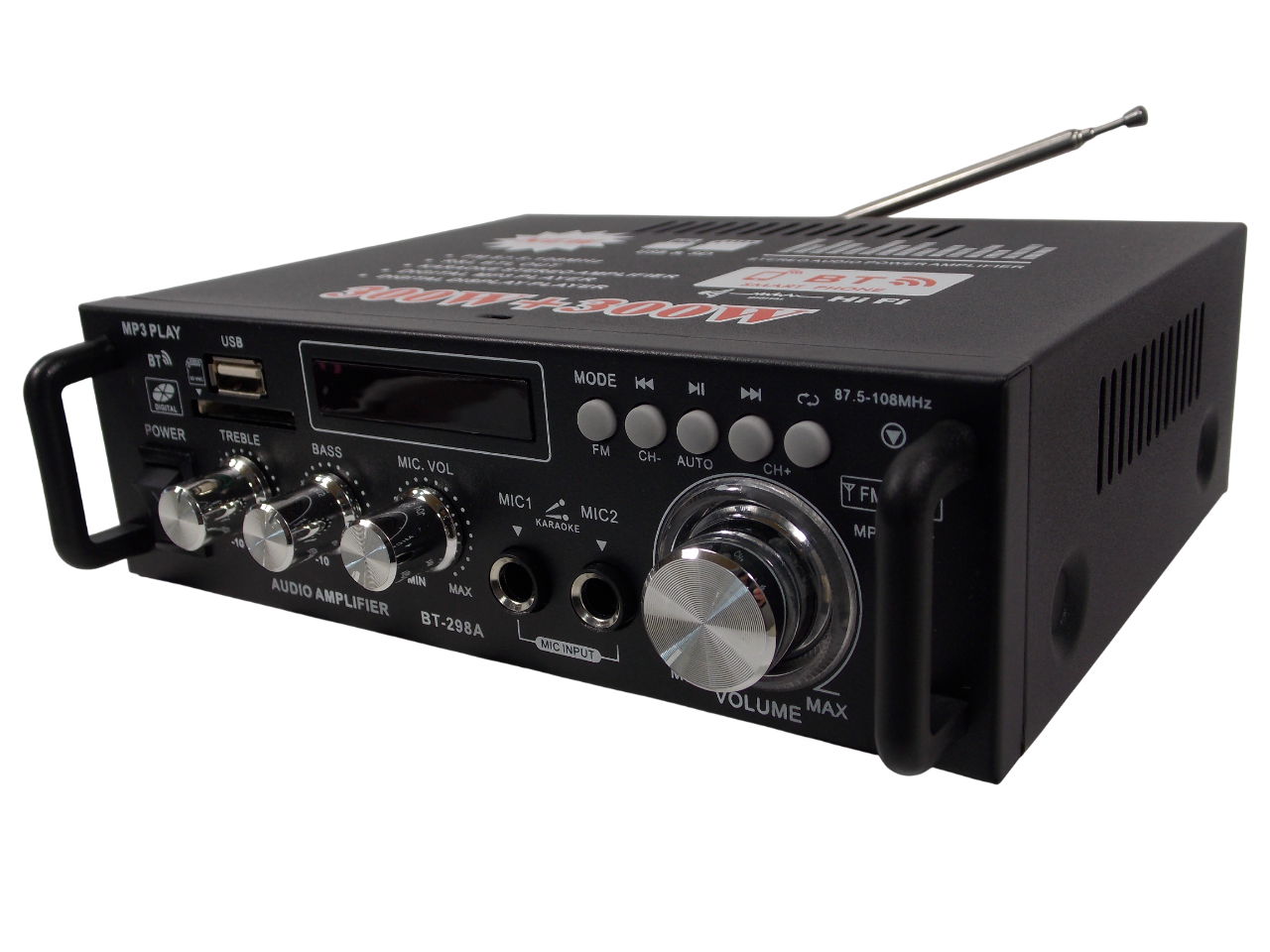 Двухканальный стерео усилитель ВТ- 298А / 40Вт + 40Вт