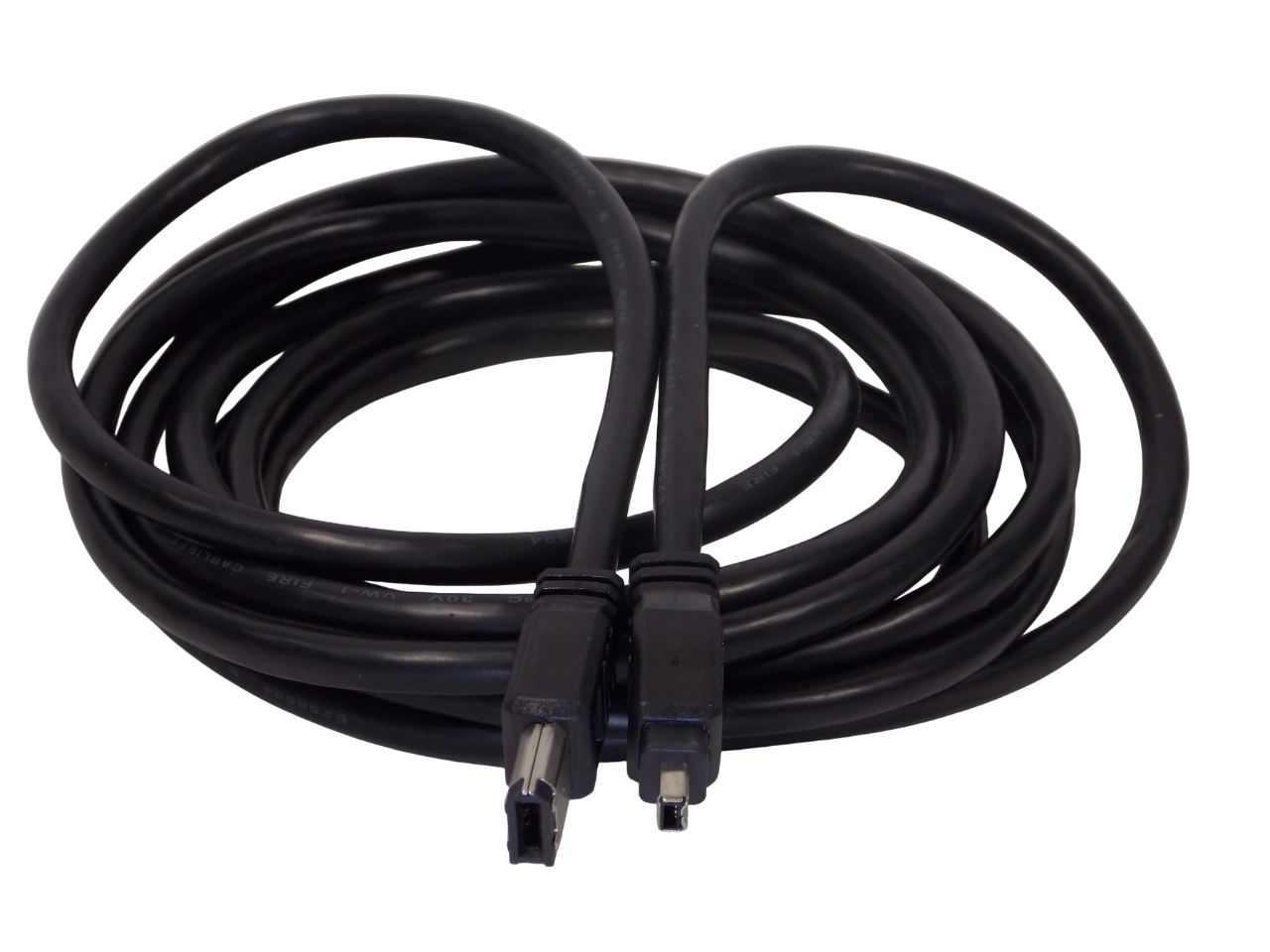Шнур FireWire IEEE1394 6pin на 4pin / 3 метра / черный