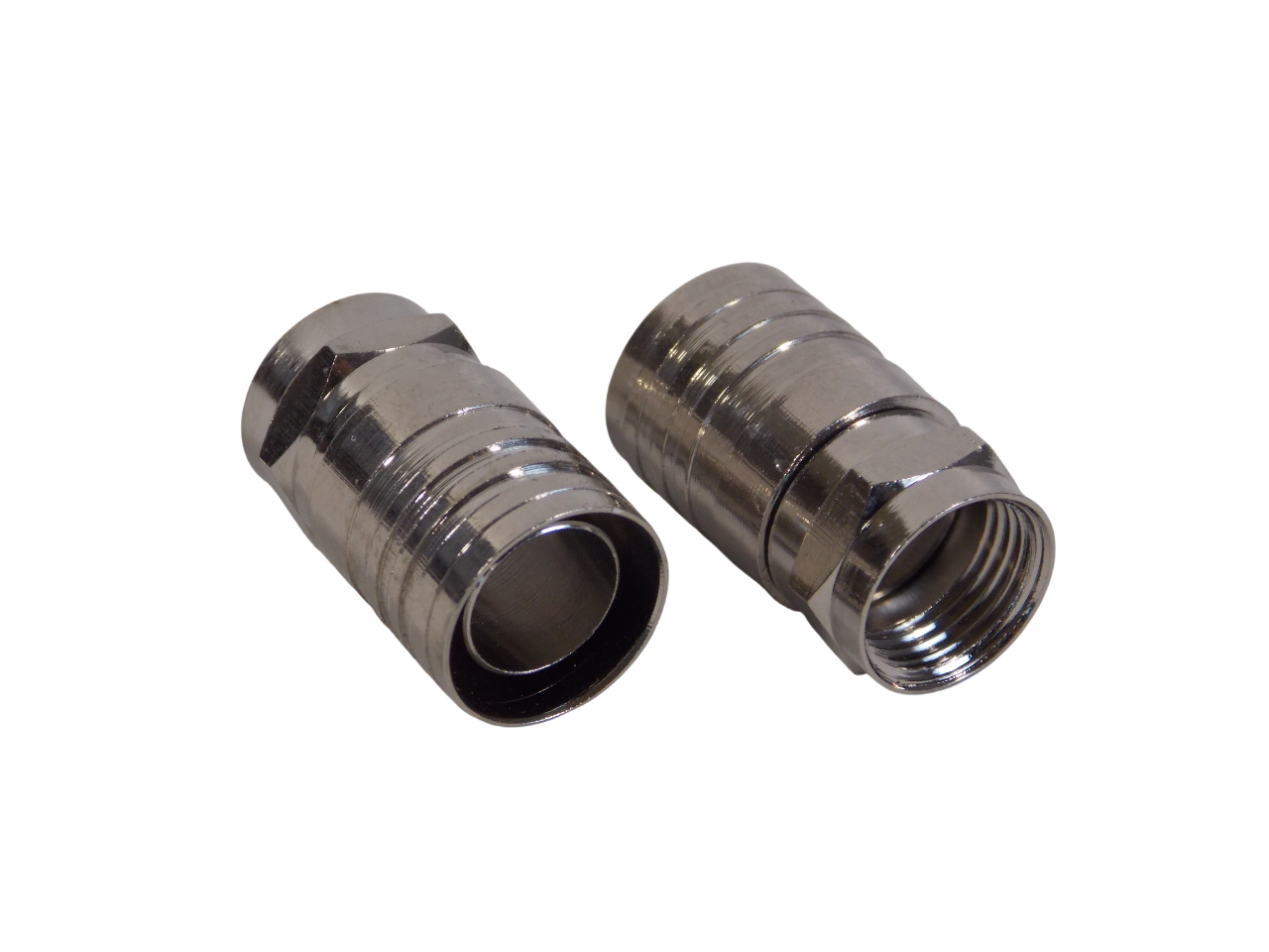 Коннектор F типа  обжимной для кабеля  RG - 11