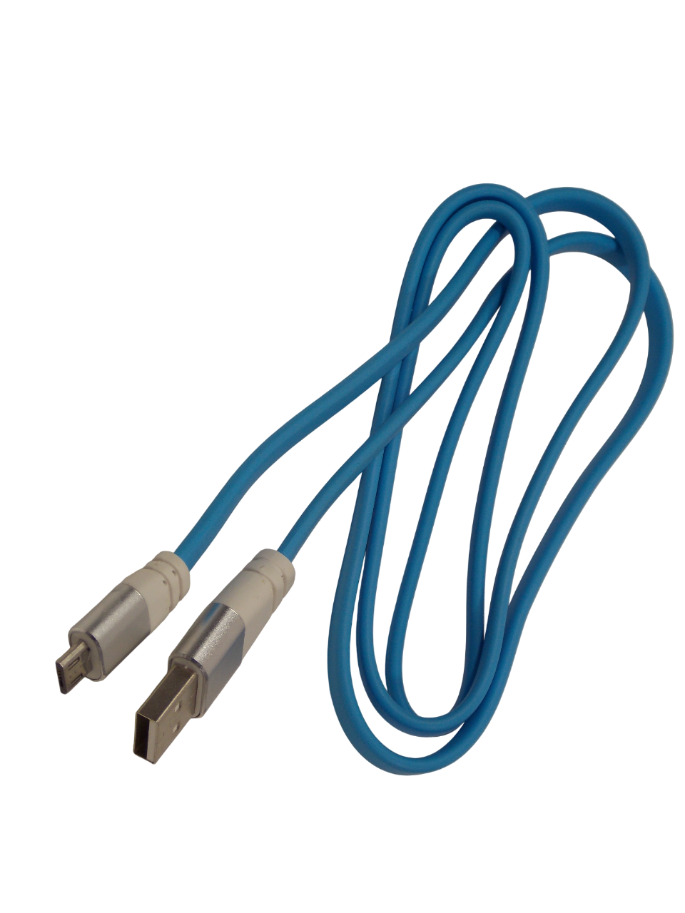 Шнур USB - А штекер на micro USB 5pin штекер / 1.0 метр / синий 