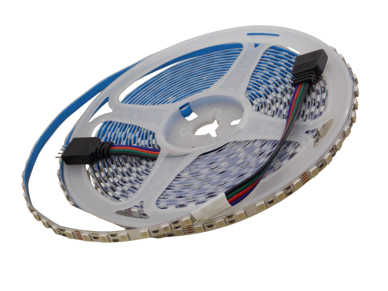 Светодиодная лента 24В - 120Led/м - 12Вт/м  RGB