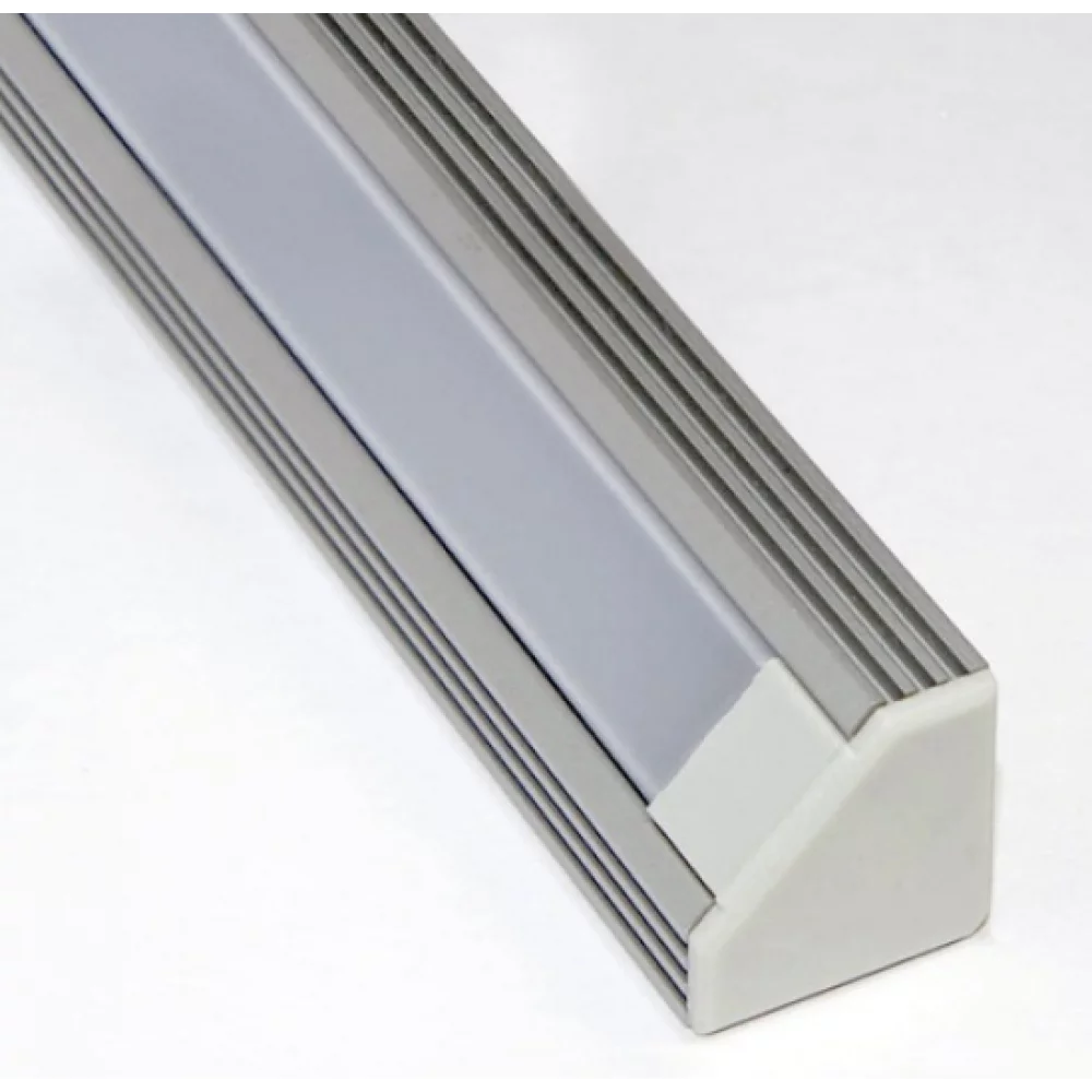 Алюминиевый профиль угловой 19*19 мм 1м