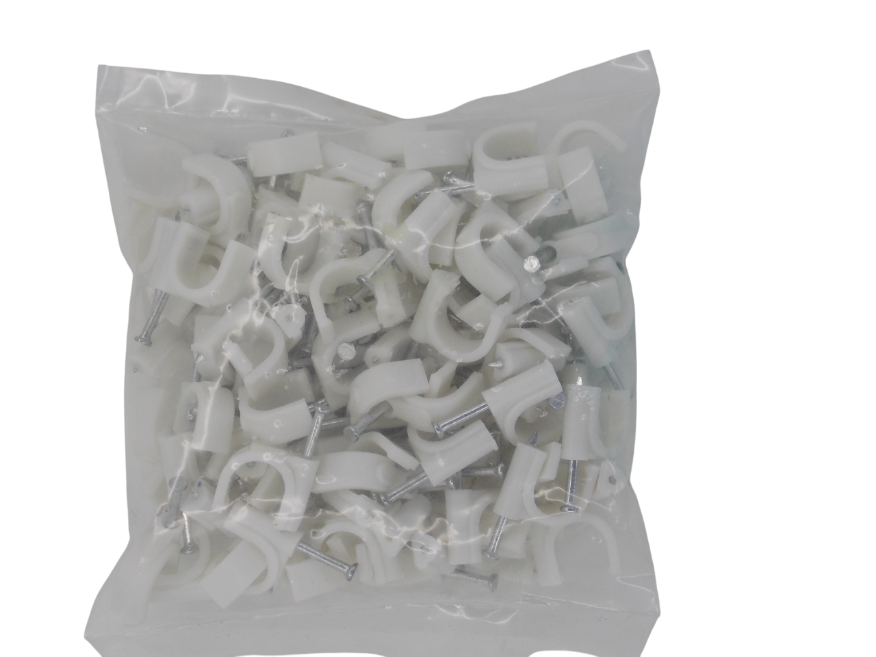 Крепёж для кабеля круглый 16мм / 100 штук