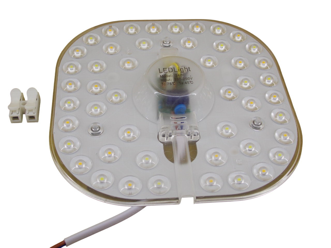 Светодиодный модуль  квадратный 220В - 24Вт - 3000К - 6500К 48Led 