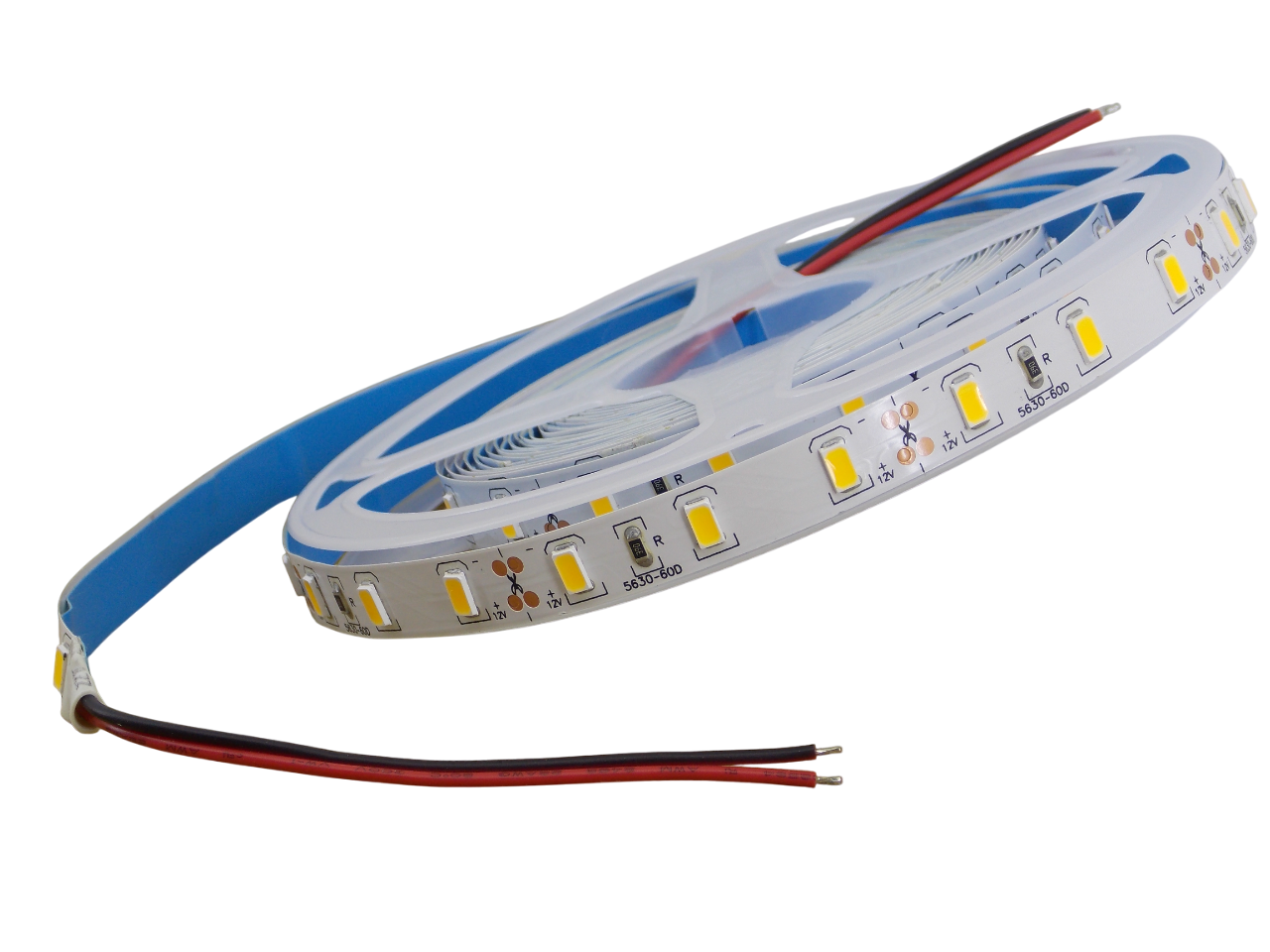 Светодиодная лента 12В - 60Led/м - 15Вт/м белая 3000К