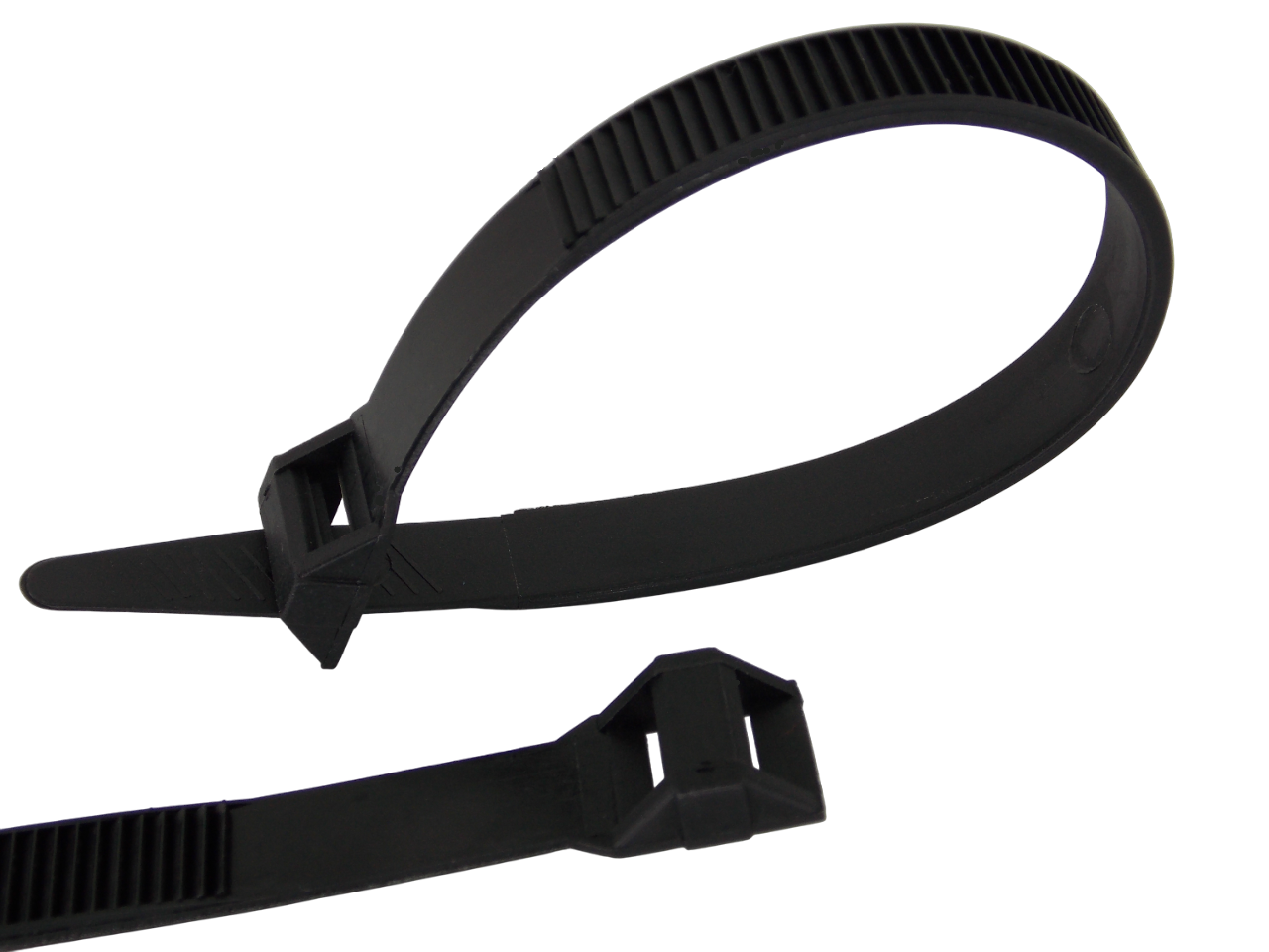 Кабельные стяжки нейлоновые  9х180мм двойной замок / 100 штук