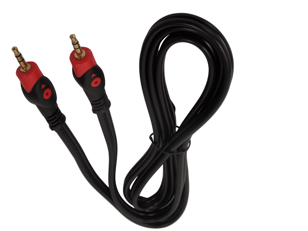 Шнур jack 3.5мм стерео  на  jack 3.5мм стерео / 1.5 метра / черный