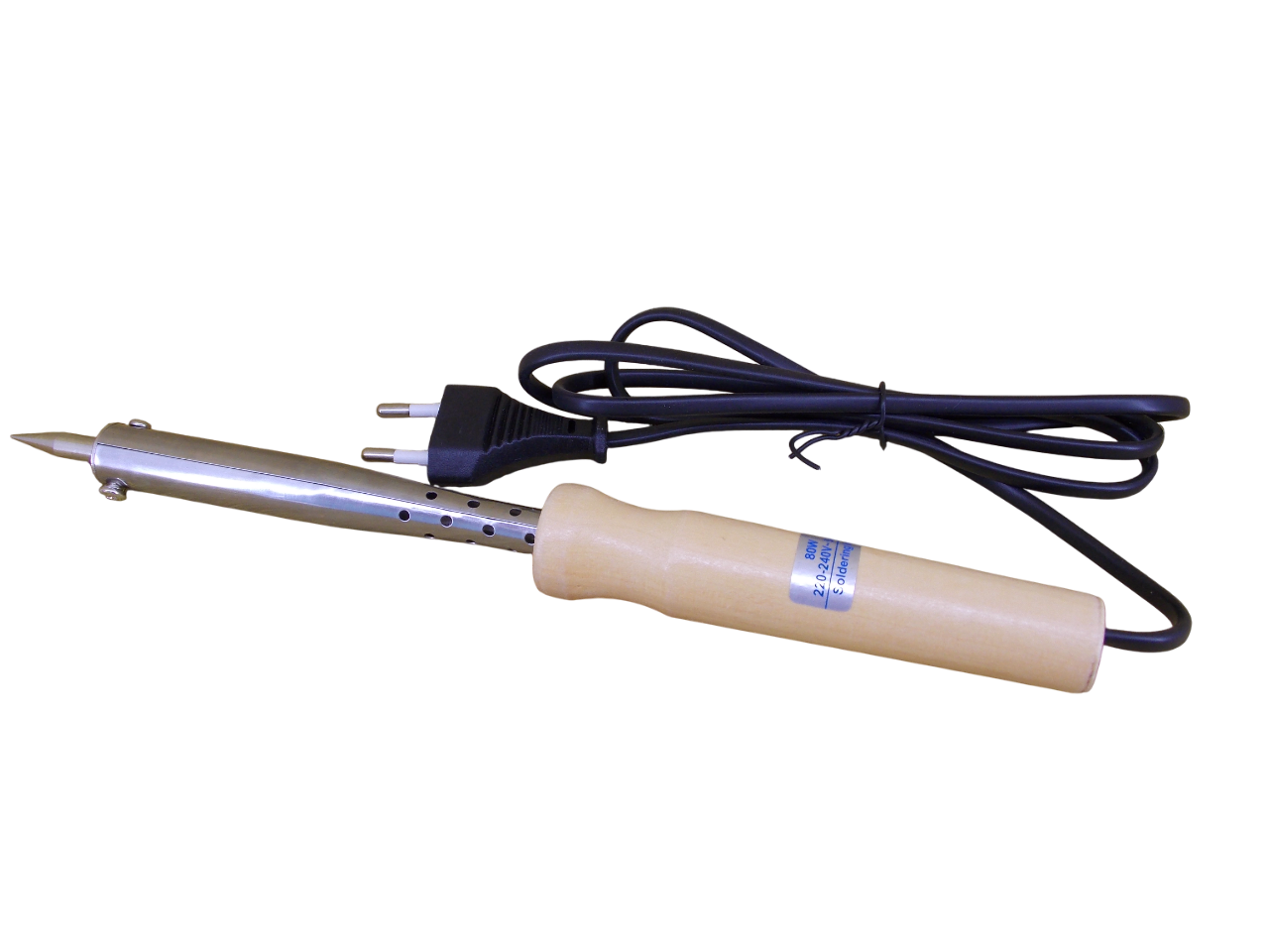 Паяльник  ZD - WD - 80W  с деревянной ручкой 80Вт 220В