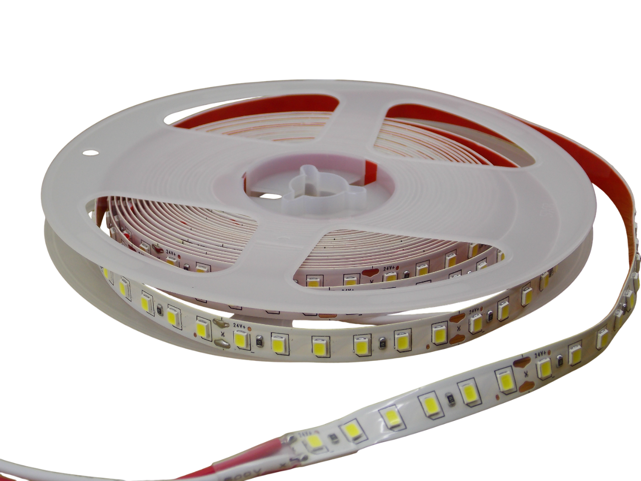 Светодиодная лента 24В -  120Led/м 12Вт/м белая 6000К