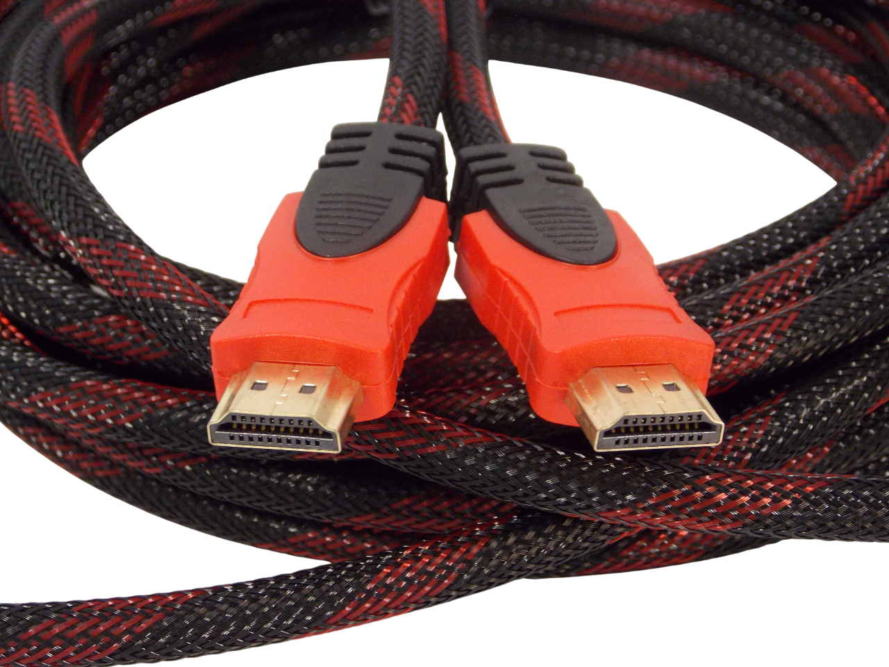 Шнур HDMI 19pin на  HDMI 19pin /  5 метров / нейлоновая оплетка