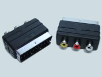 Адаптер "шт,SCART-3гн,RCA" IN mini