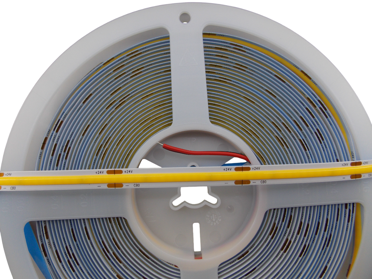 Светодиодная лента  24В - 320Led/м - 10Вт/м  белая 3000K