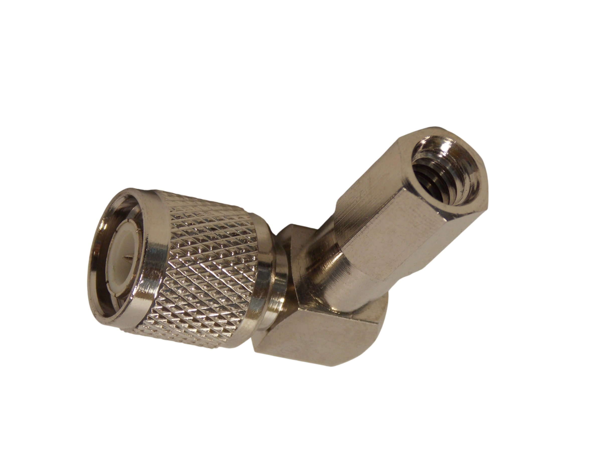 Г - образный штекер TNC под накрутку на кабель  RG - 58