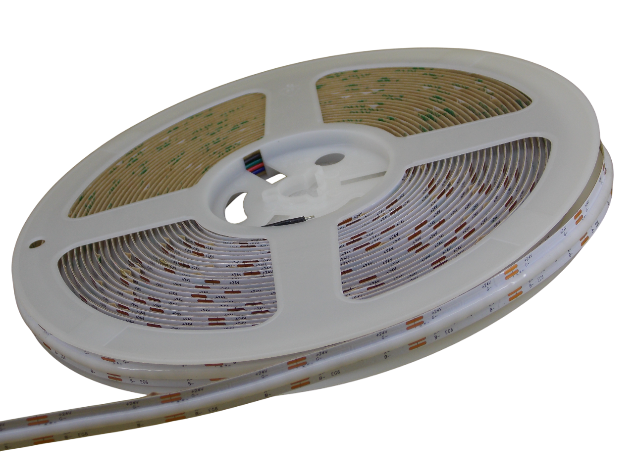 Светодиодная лента 24В - 576Led/м - 14.4Вт/м RGB COB