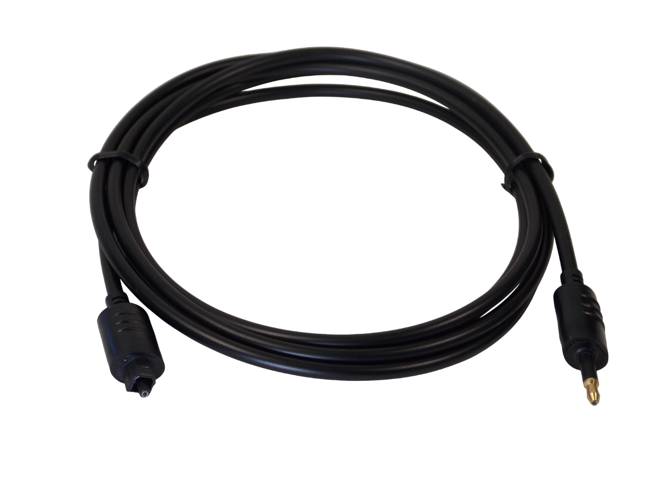 Шнур  оптический Toslink - Mini Plug / 4 мм / 1.8 метра