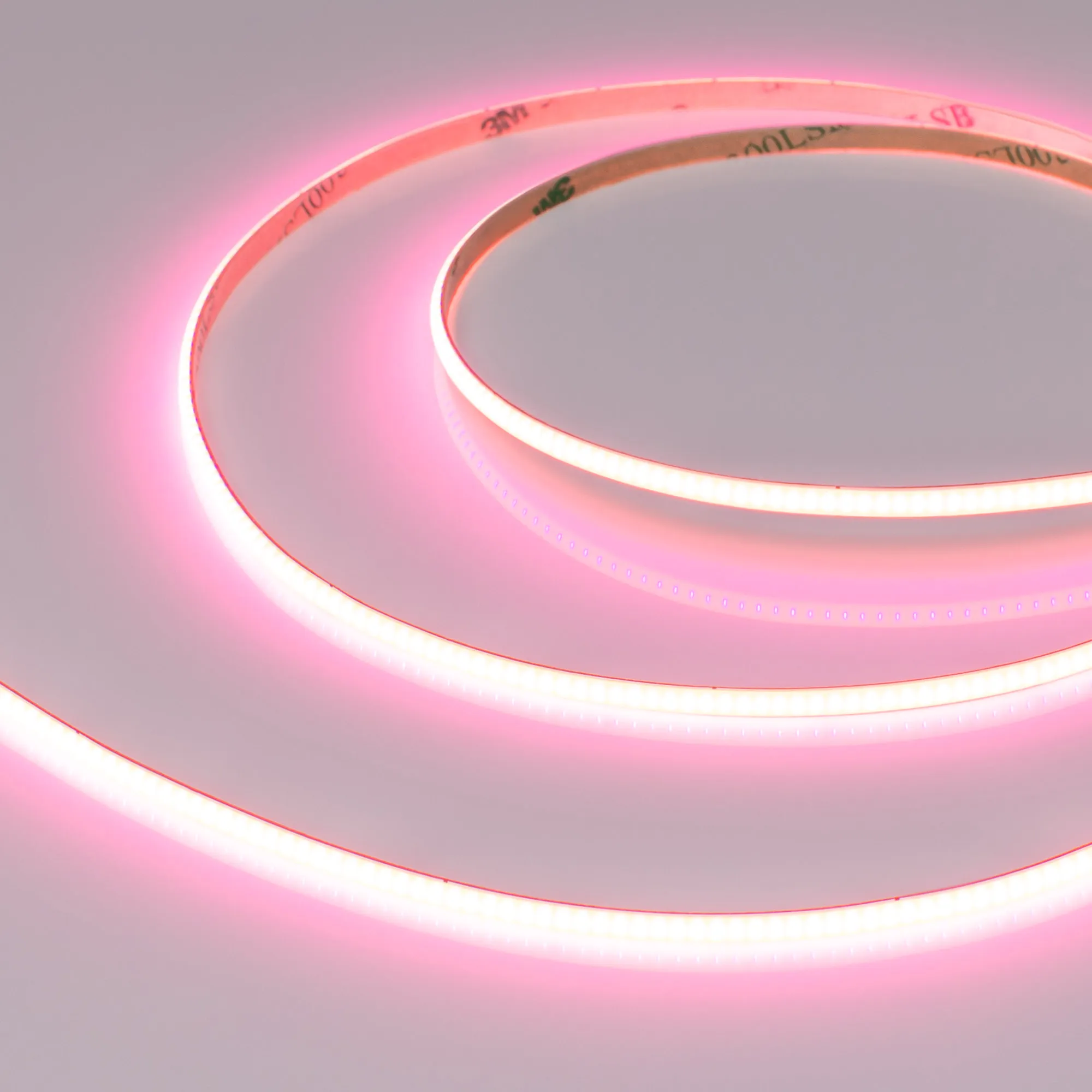 Неоновая  лента  12В - 120Led/м светло-розовый