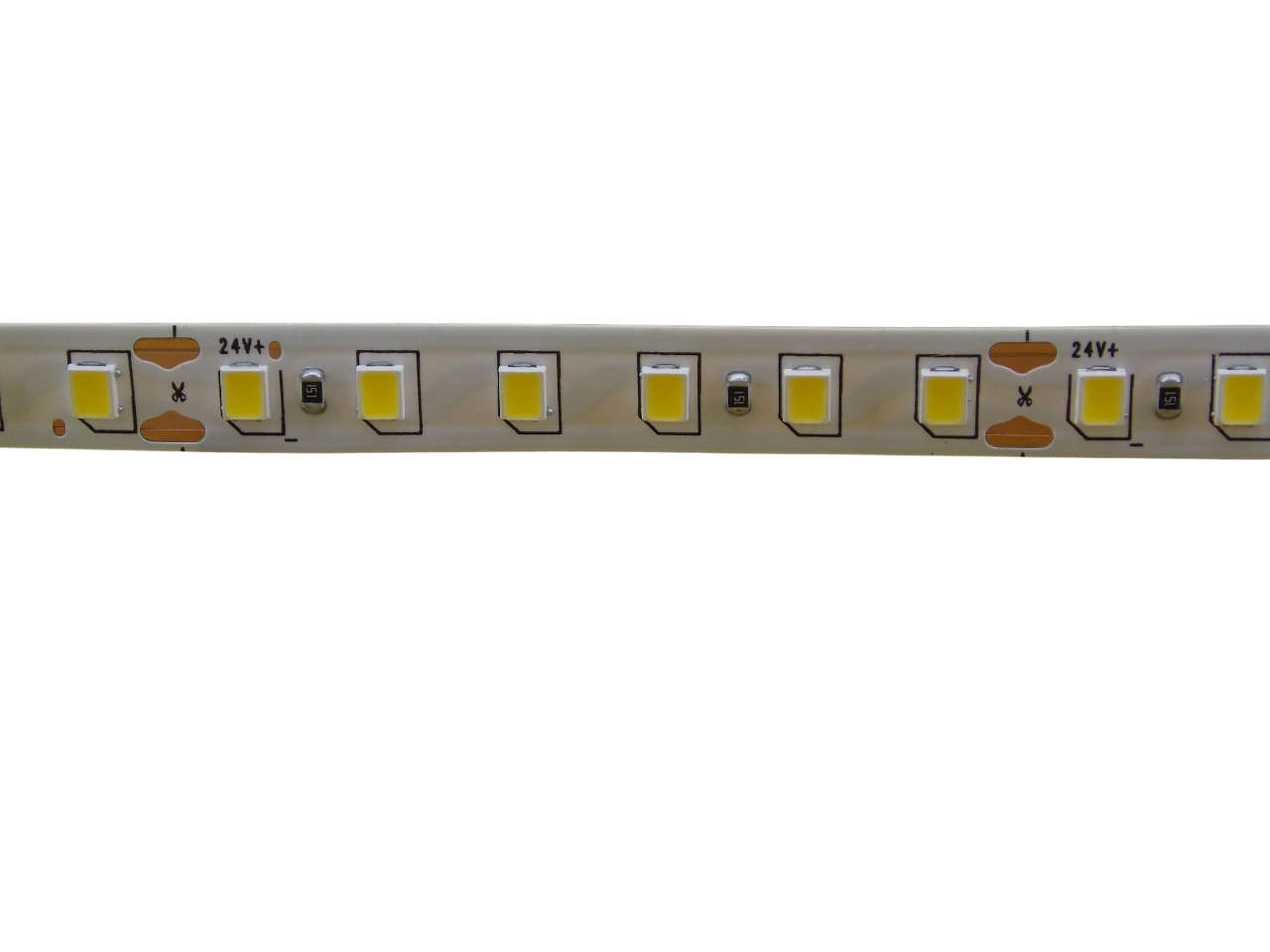 Светодиодная лента 24В -  120Led/м 12Вт/м  белая 4000К