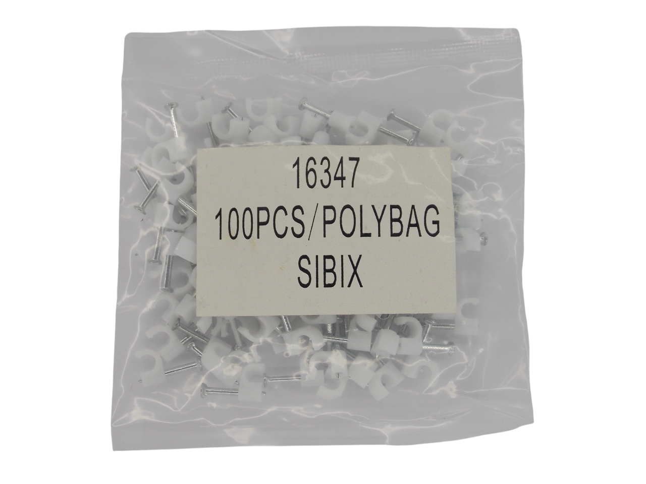 Крепёж для кабеля круглый 4мм /   100 штук