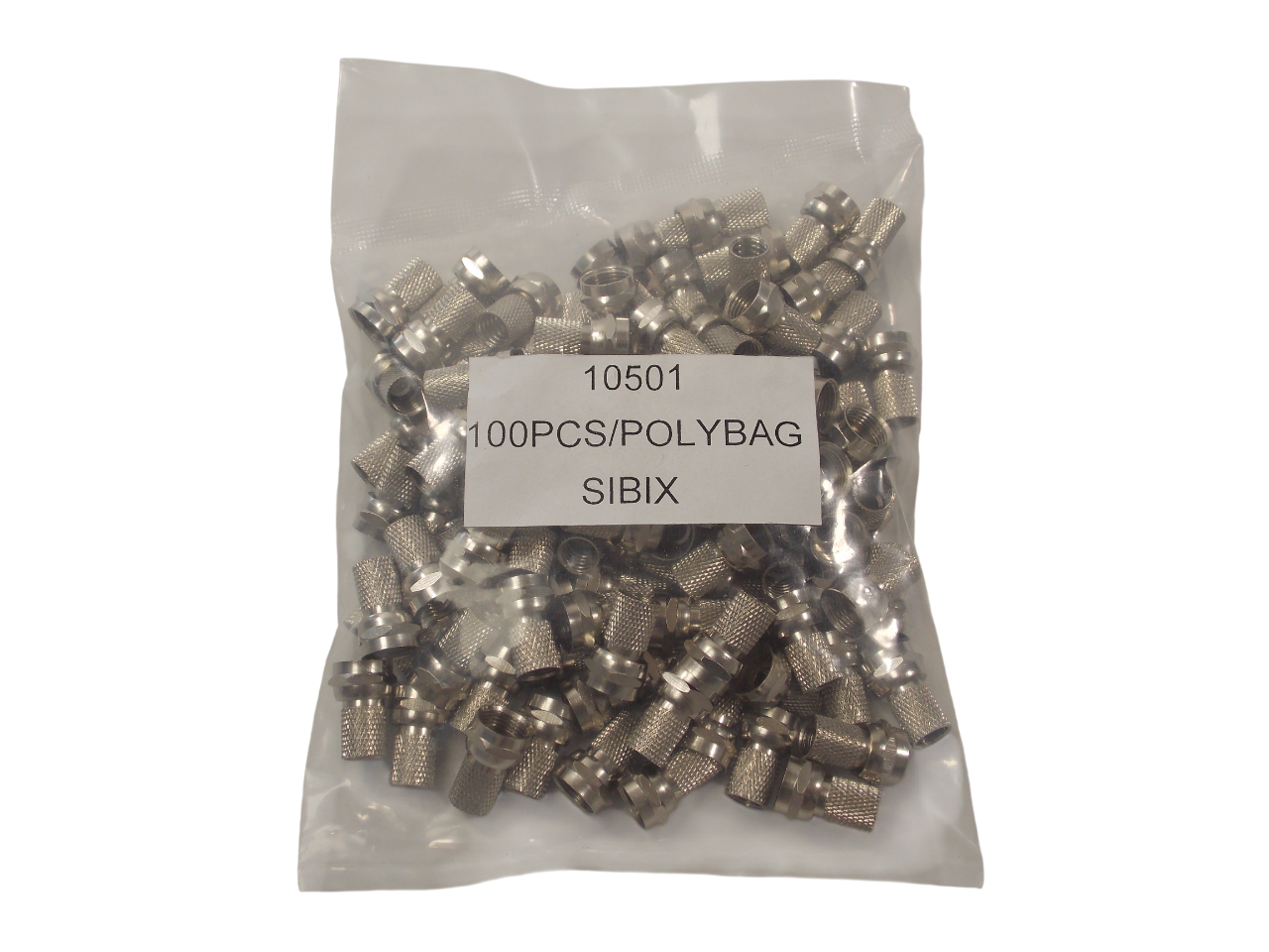 F- коннектор  под накрутку на кабель RG - 6  / 18мм