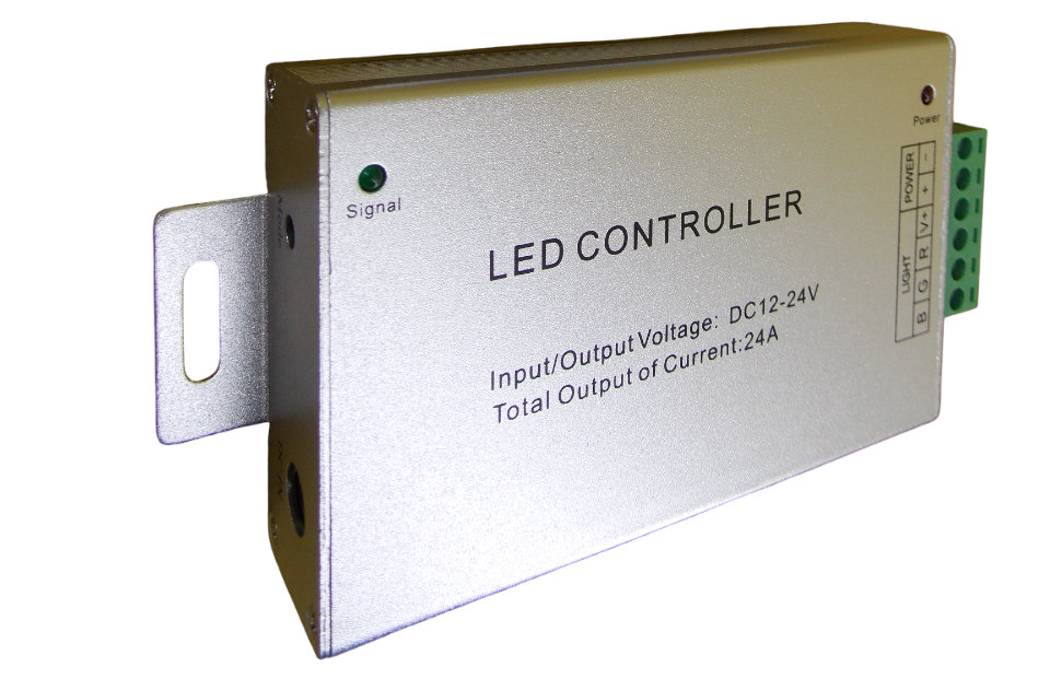 Контроллер для RGB ленты  12/24В - 24А с пультом
