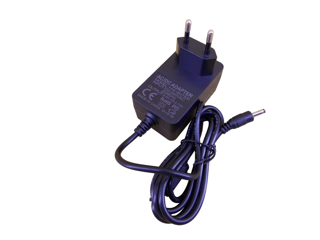 Блок питания для кассового аппарата 9.6В-2.75А размер штекера 3.5*1.35 мм