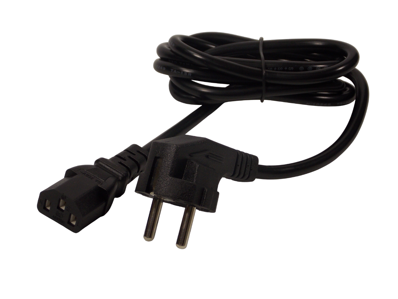 Сетевой компьютерный шнур питания / 1.5 метра / черный