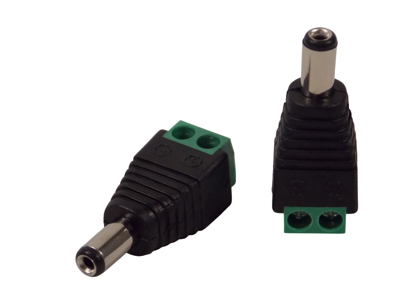 Штекер питания 5.5*2.1мм с двух контактной клеммной колодкой под винт