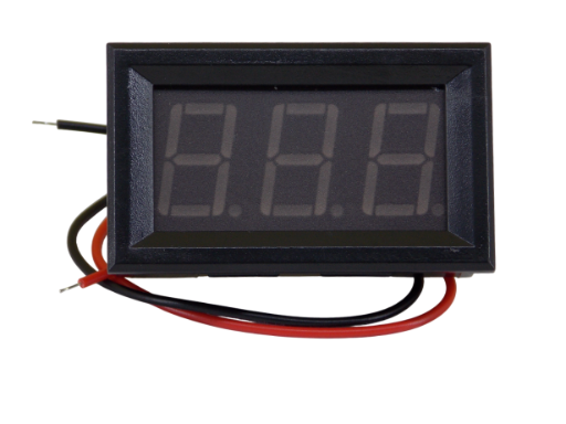 Цифровой вольтметр переменного напряжения 70 - 500В зеленый