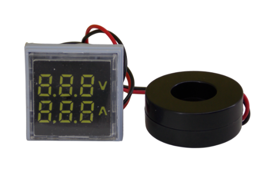 Цифровой вольт-амперметр переменного напряжения 60-500В;    0 -100А