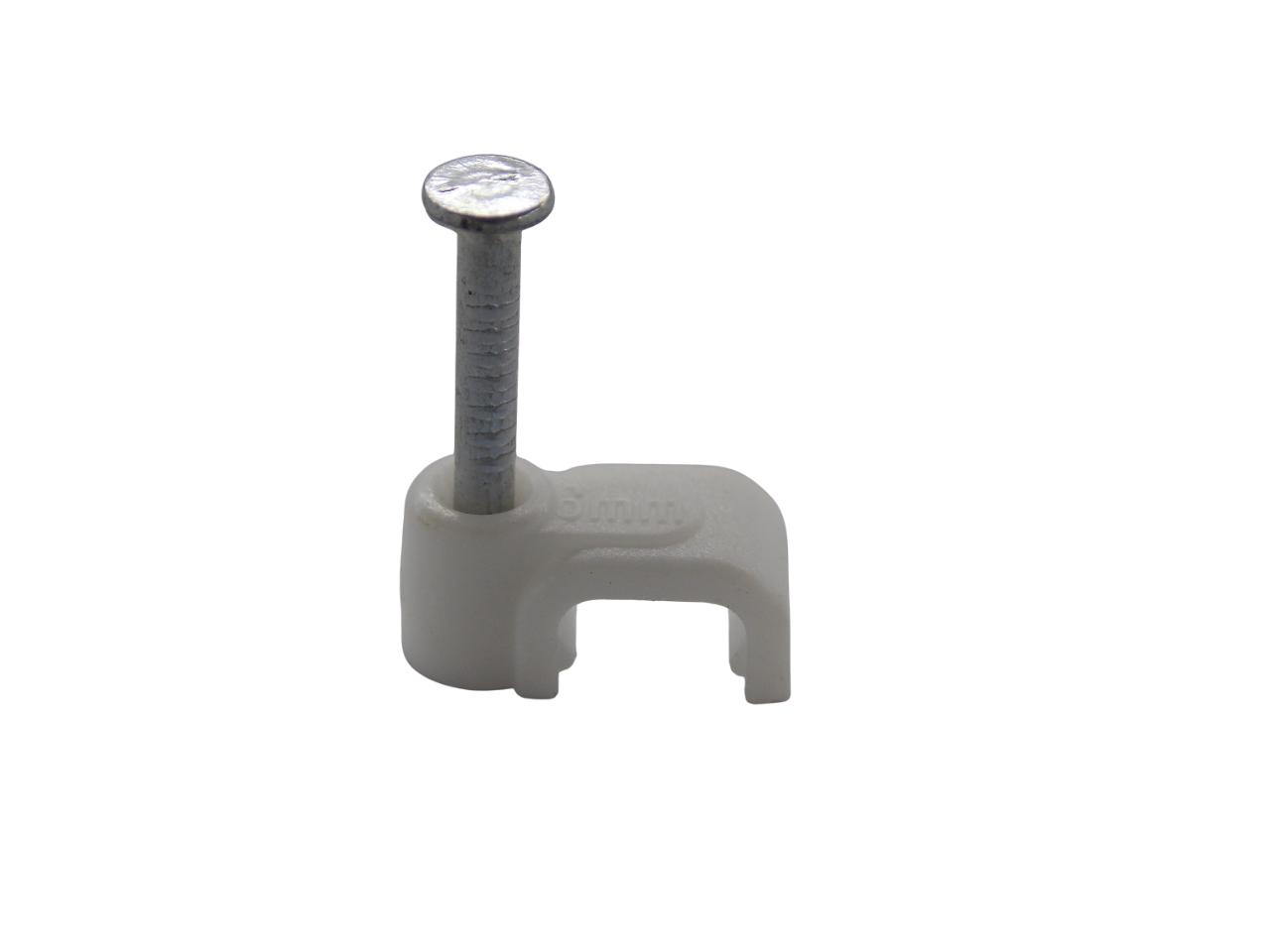 Крепёж для кабеля  плоский 6мм / 100 штук