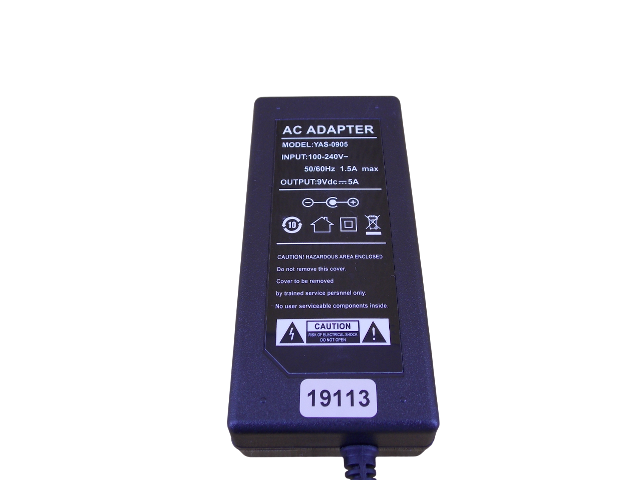 Блок питания 9В - 5A - 45Вт размер штекера 5.5*2.5мм