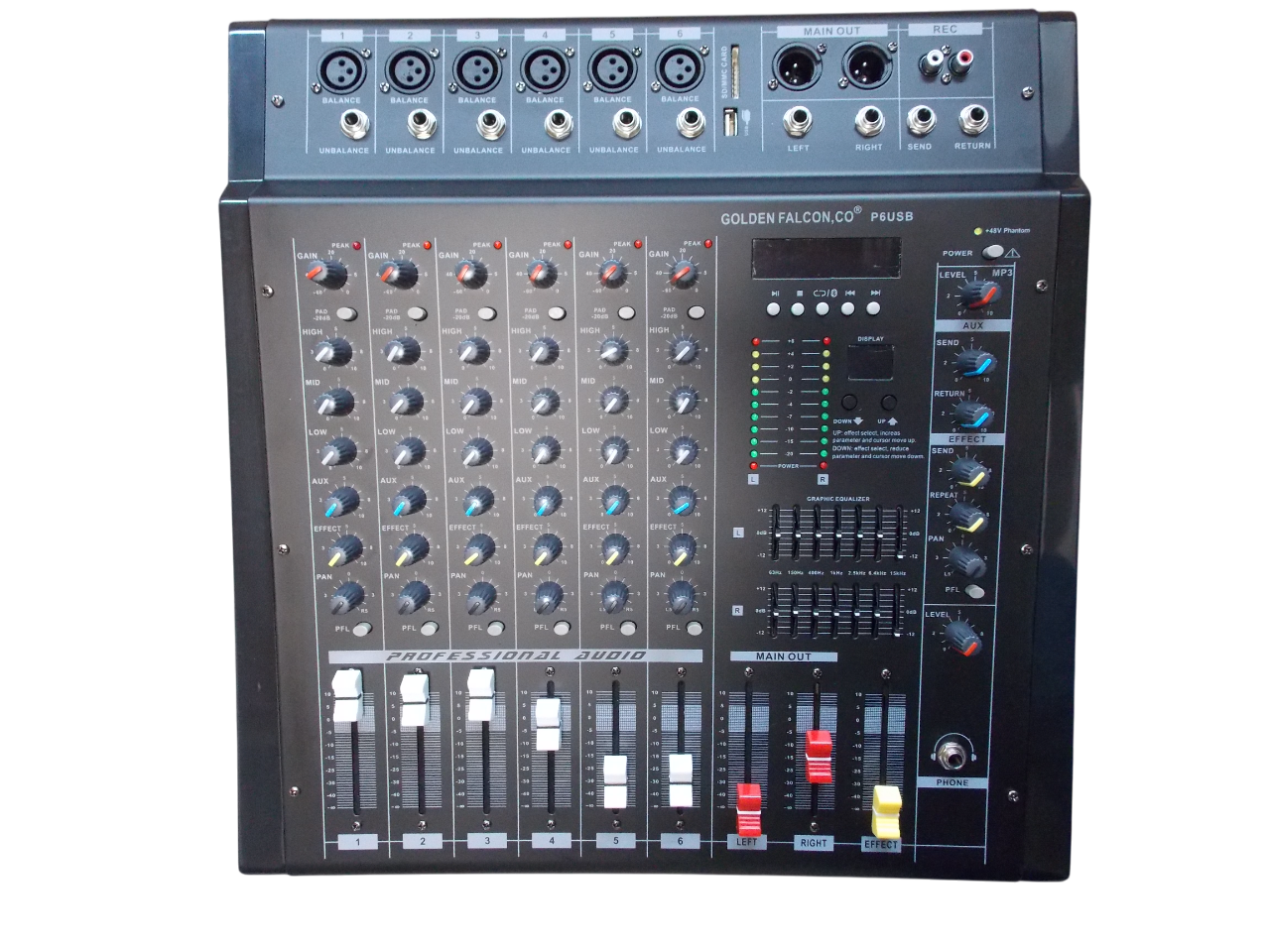 Микшер Colden Falcon  P6 USB