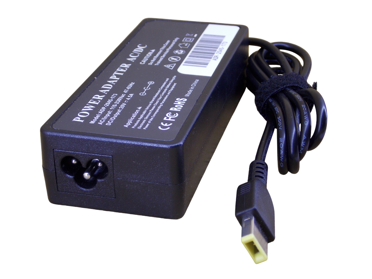 Блок питания  для Lenovo 20В - 4.5A - 90Вт  разъем  Square