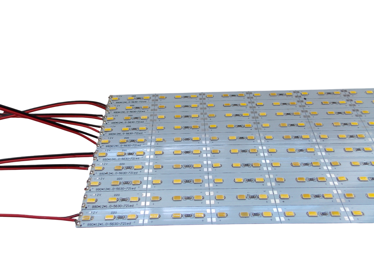 Светодиодная  линейка 12В - 72Led/m - 12Вт белая 3000К