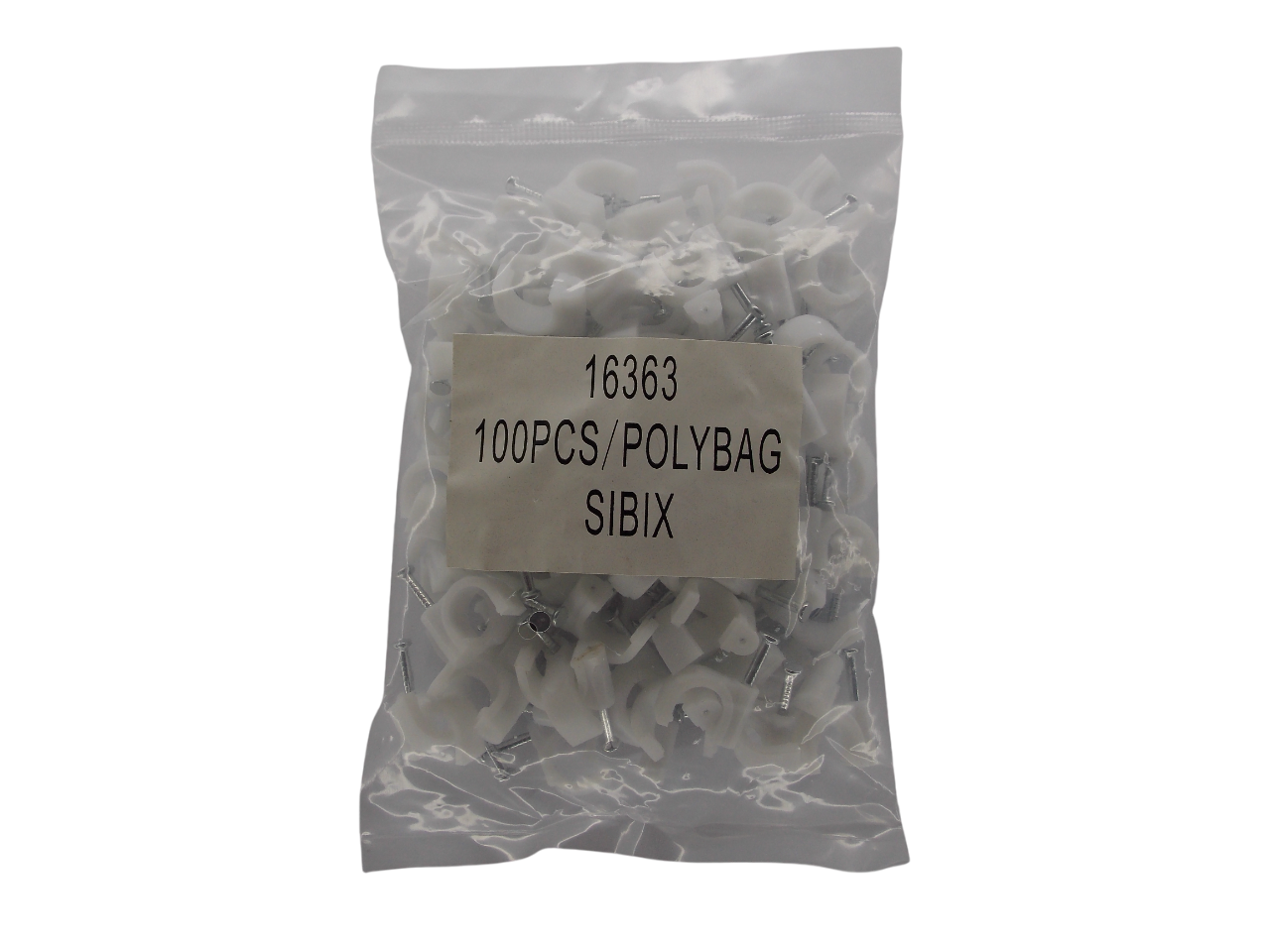 Крепёж для кабеля круглый 9мм / 100 штук