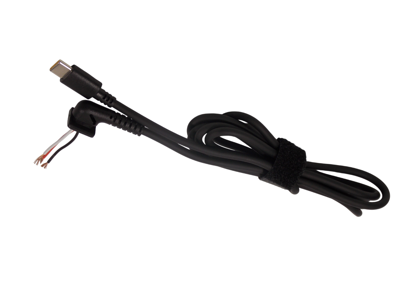Шнур питания под пайку Type - C  для ноутбука / планшета / нетбука /1.5 метра / черный