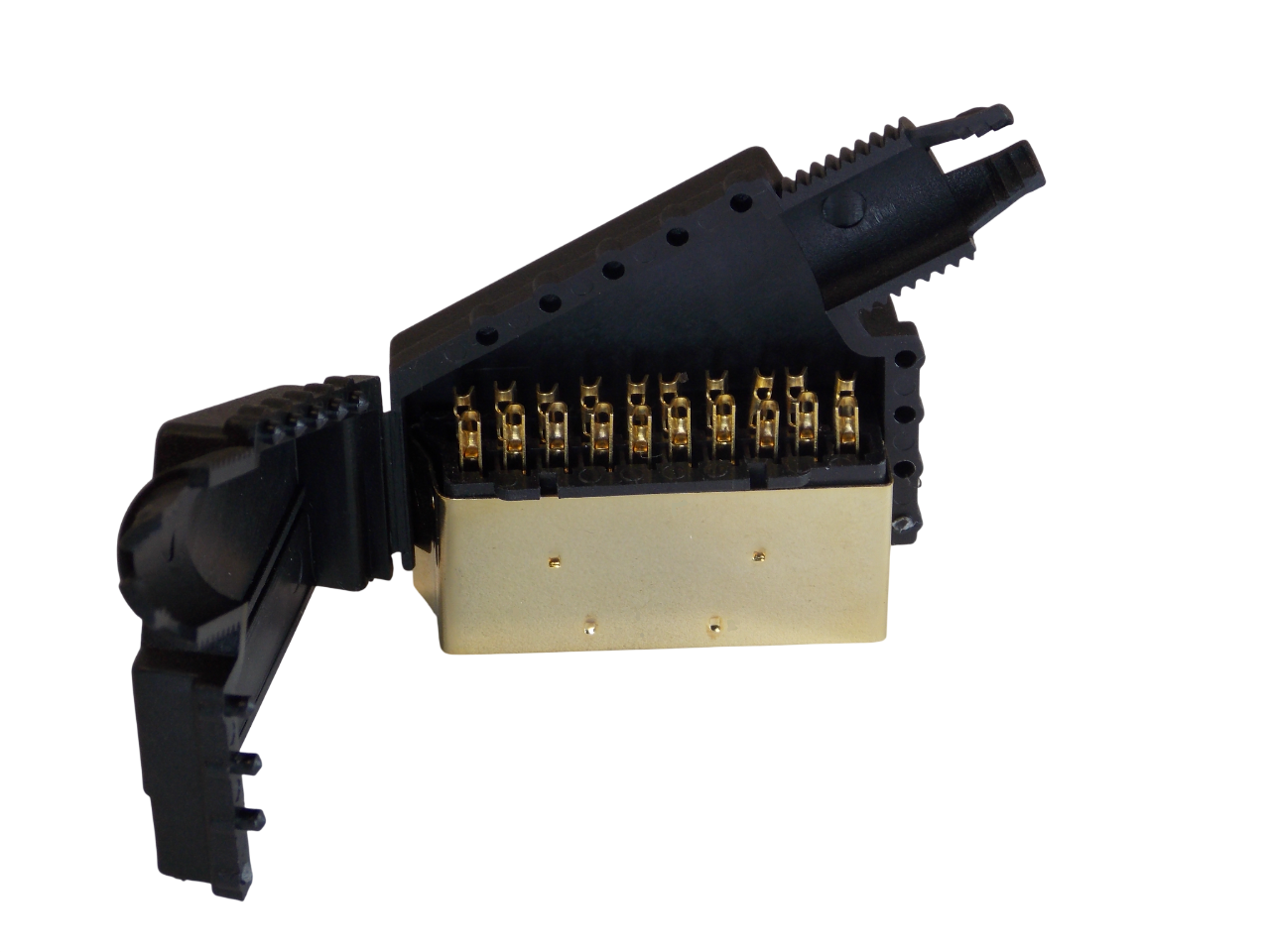 Штекер скарт / SCART /  золочёный