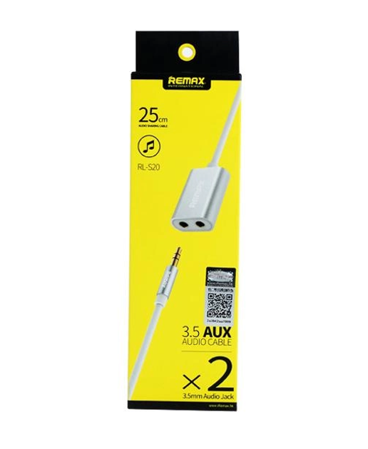 Кабель Remax  RL-S20 3,5мм AUX аудио