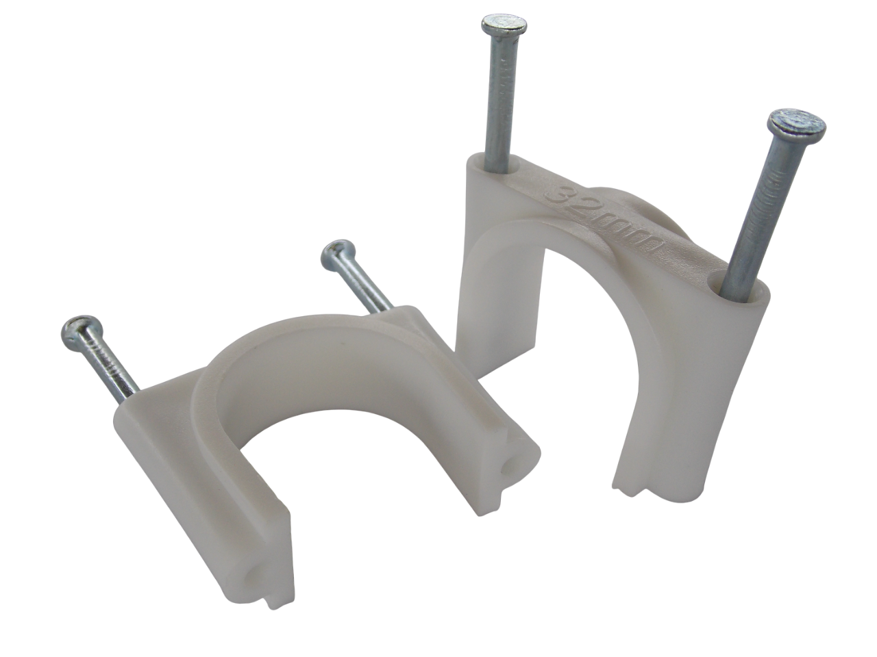 Крепеж для кабеля  круглый 32мм / 15 штук