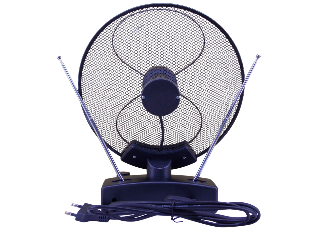  Телевизионная  антенна комнатная   c усилителем