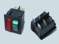 Переключатель 220V Х 2 с подсветкой (большой) ON-OFF