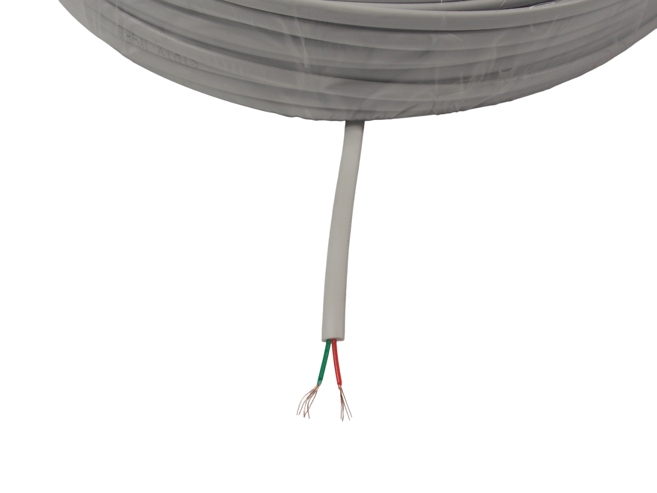 Кабель телефонный 2.4 х 4.6 мм / ССА / белый / 100 метров